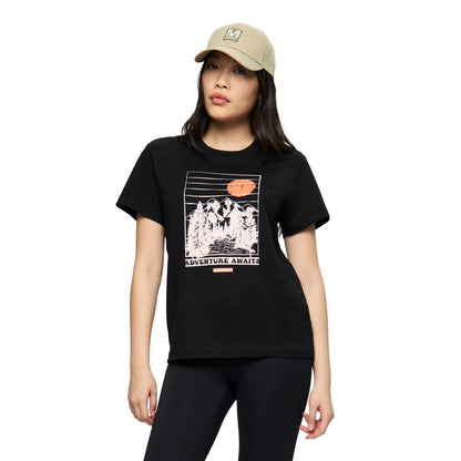 Women's Retro Adventure Graphic Tee - US 8592