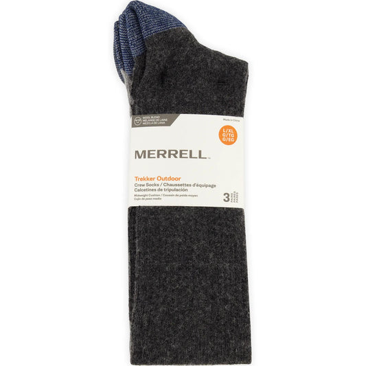 Trekker Outdoor Crew Sock 3 Pack - US 9728