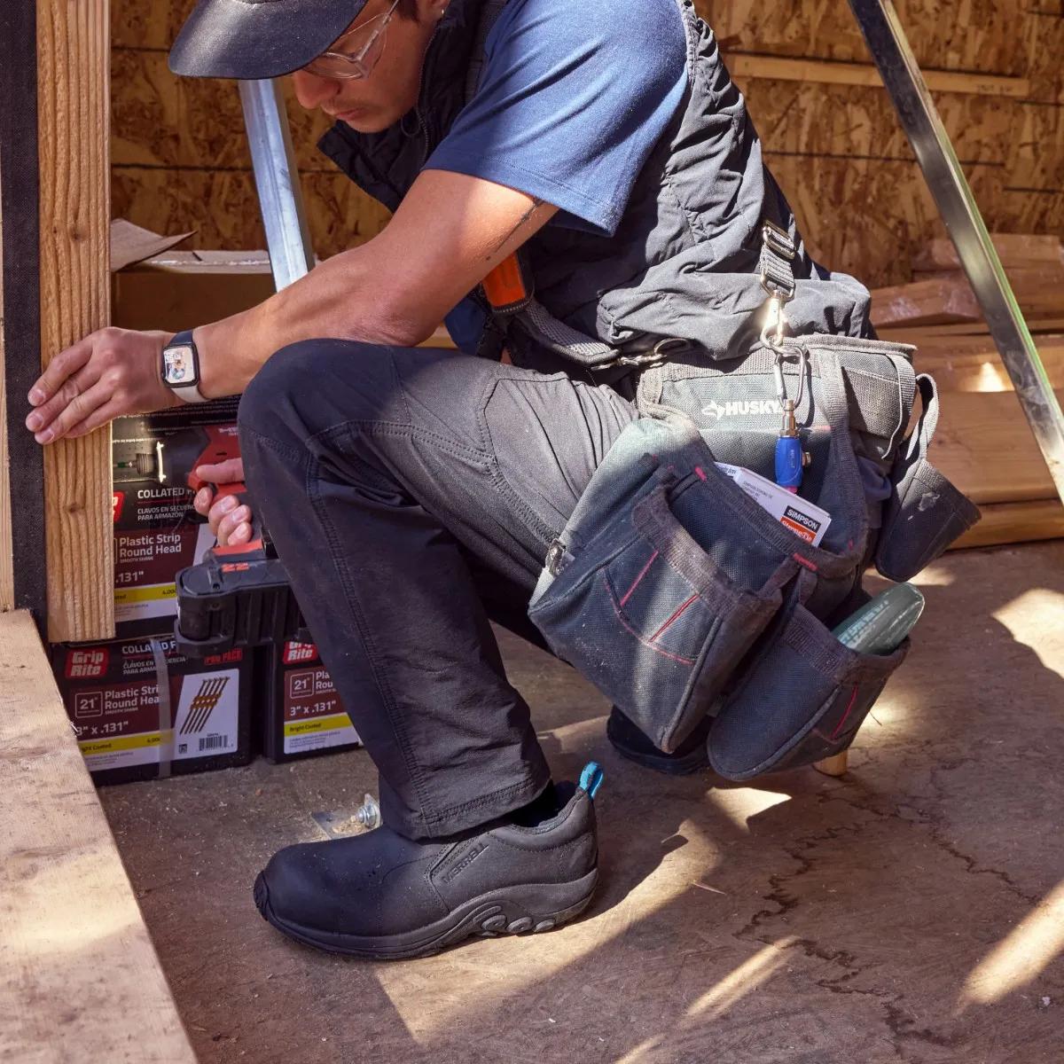 Men's Jungle Moc Leather Hi-Vis Carbon Fiber Static Dissipative 10 Low - US 2261