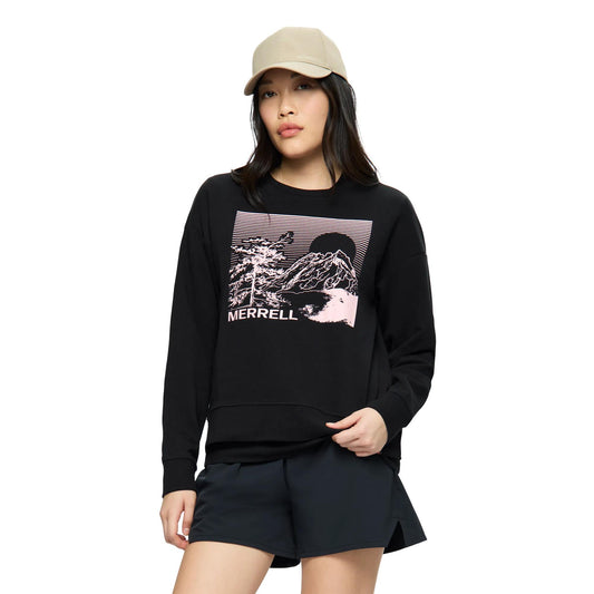 Women's Serenity Graphic Crew - US 6039