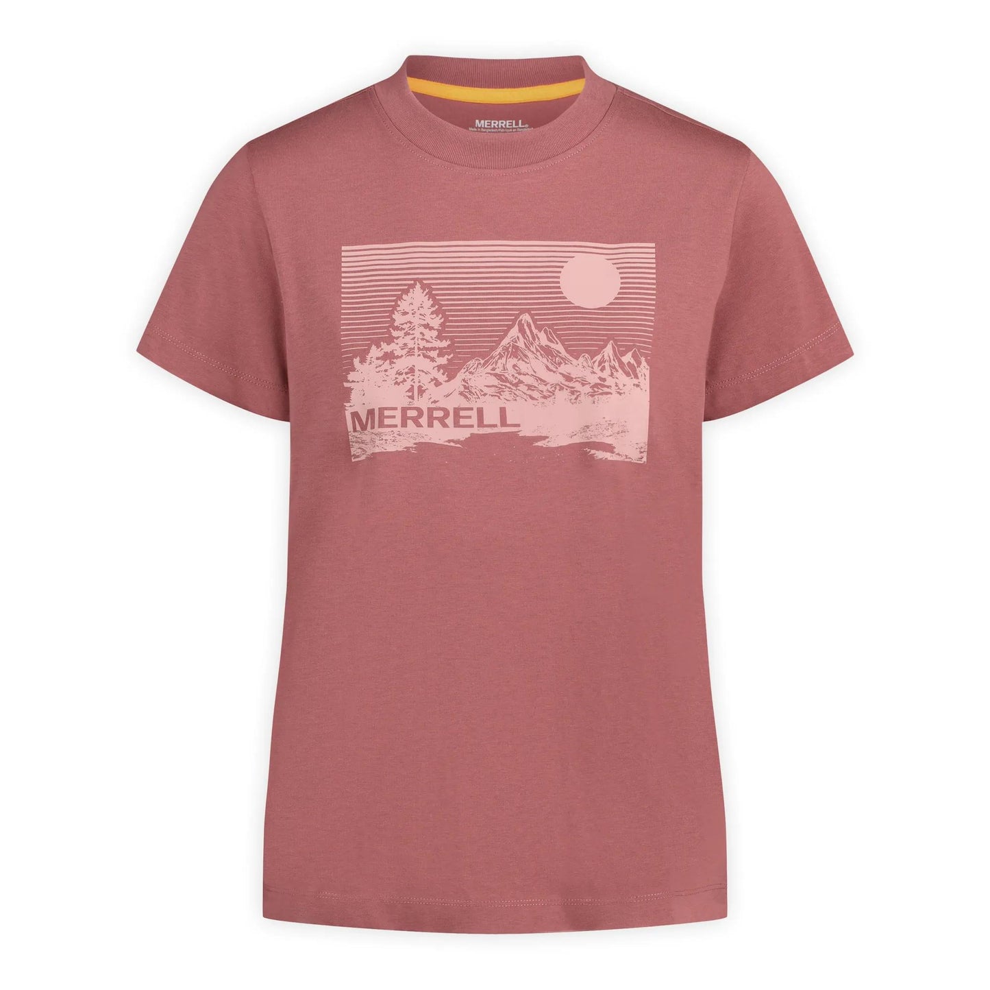 Women's Stripe Landscape Graphic Crew Tee - US 9743