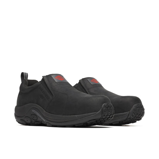 Men's Jungle Moc Leather Hi-Vis Carbon Fiber Static Dissipative 10 Low Wide Width - US 2220
