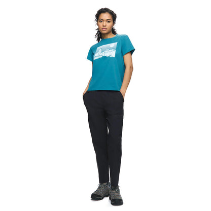 Women's Stripe Landscape Graphic Crew Tee - US 7278